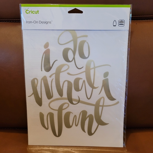 Cricut Iron-On Designs I Do What I Want - Picture 1 of 3